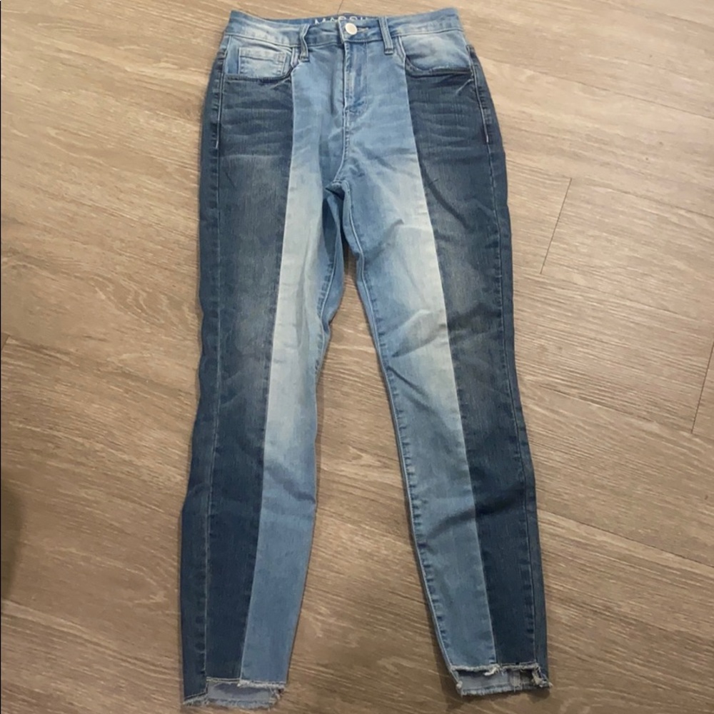 Two Toned Skinny Jeans